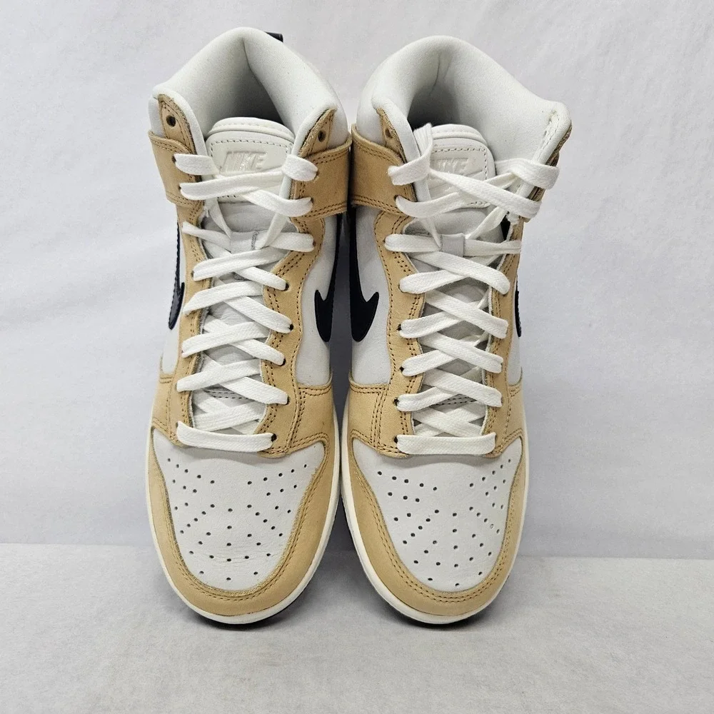 Nike Dunk High PRM MF Casual Shoe DX2044-101 Sail Obsidian Sesame Women Size 6.5